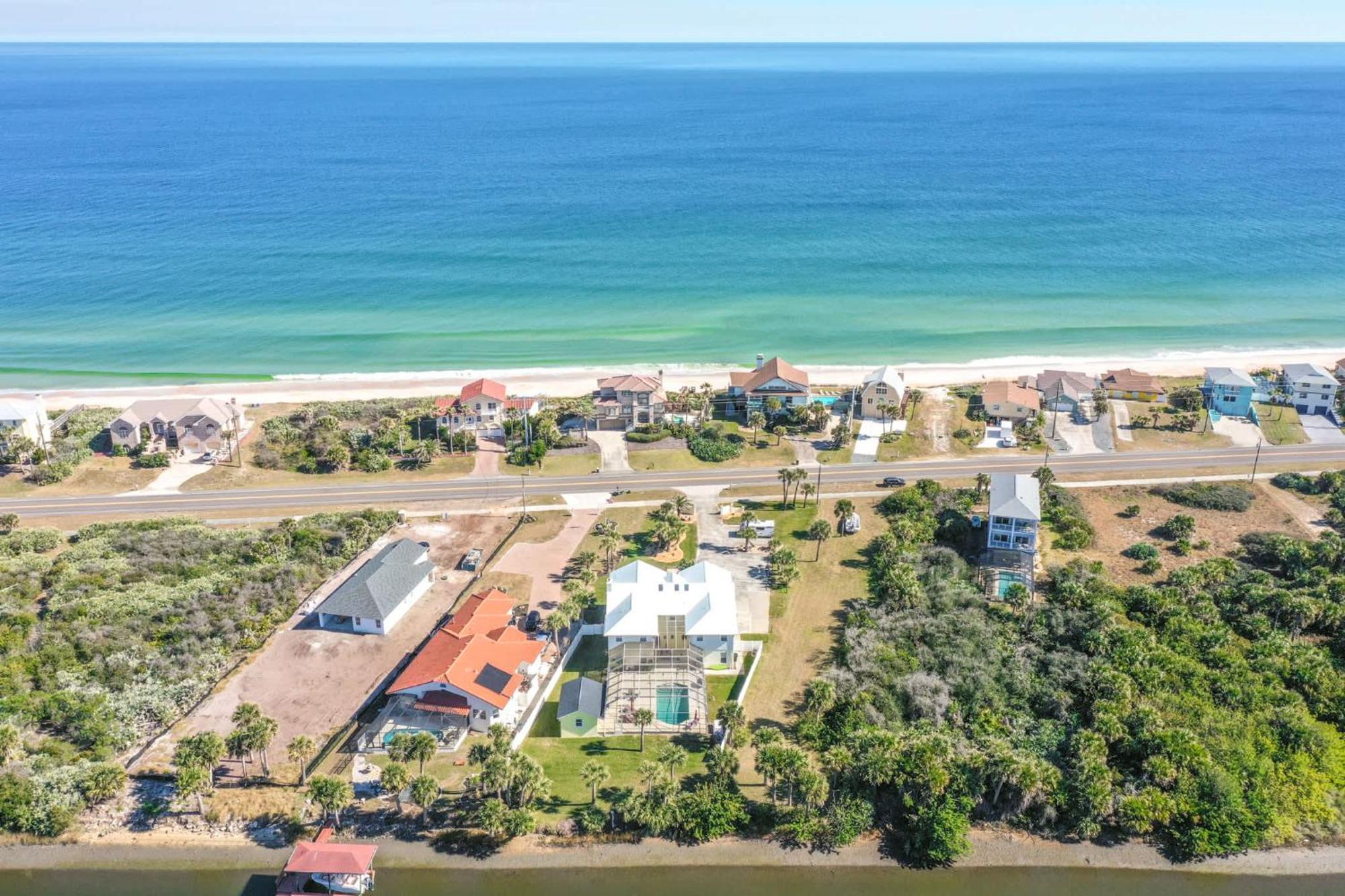 Flagler Beach Bed And Breakfast Pool Jaccuzzi Suite Exterior photo