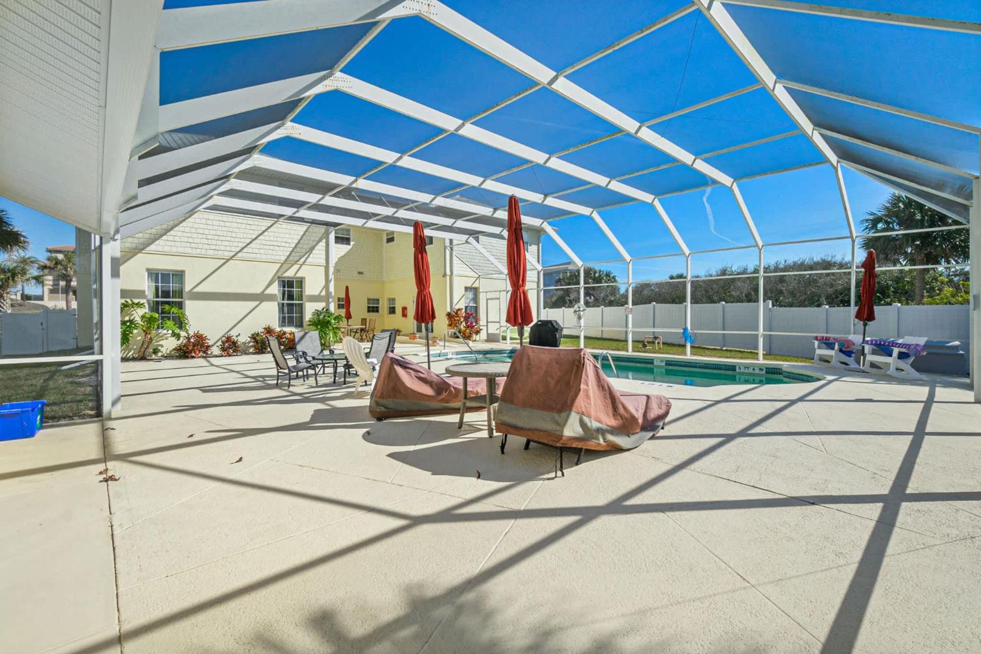 Flagler Beach Bed And Breakfast Pool Jaccuzzi Suite Exterior photo