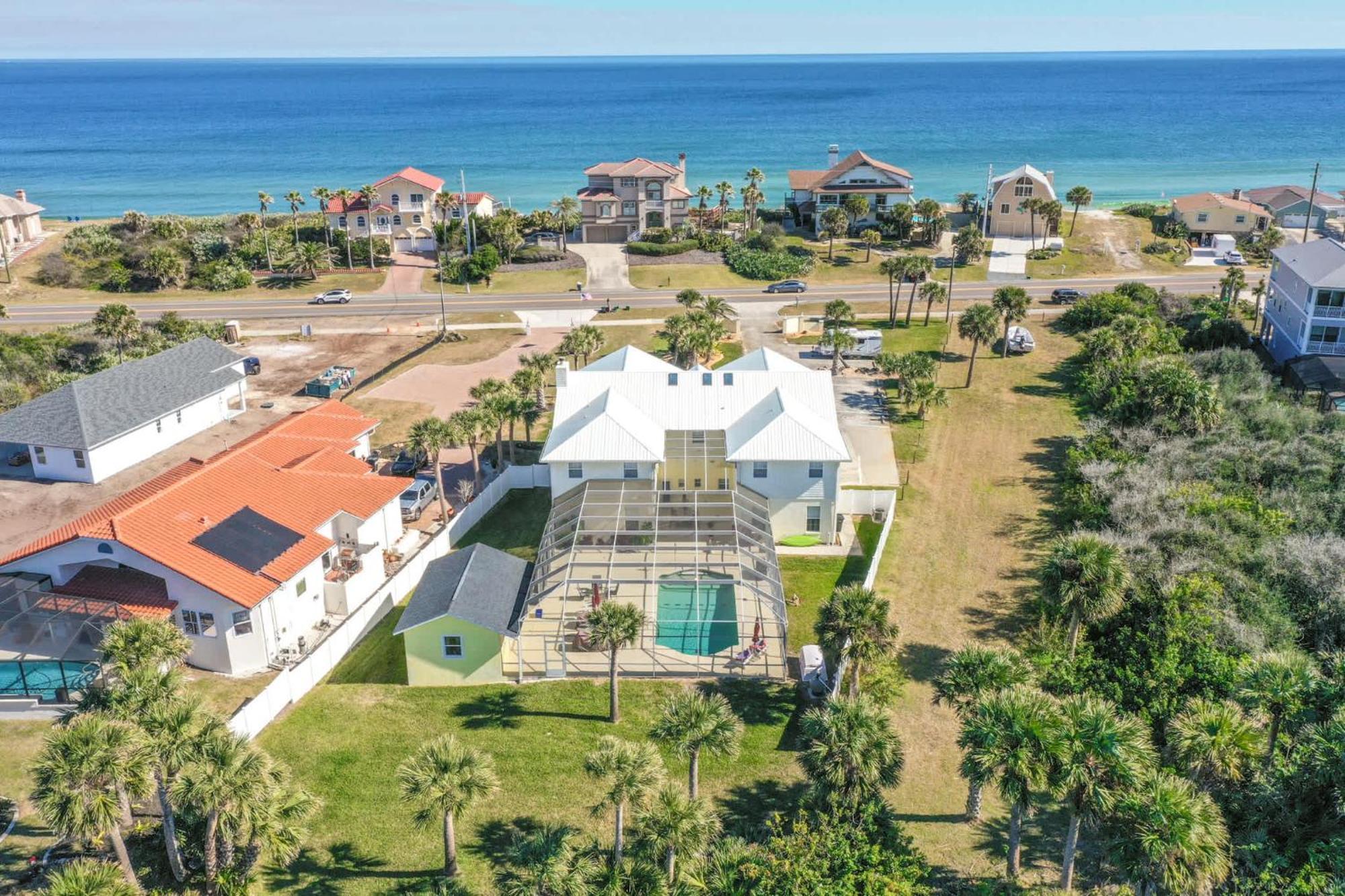 Flagler Beach Bed And Breakfast Pool Jaccuzzi Suite Exterior photo